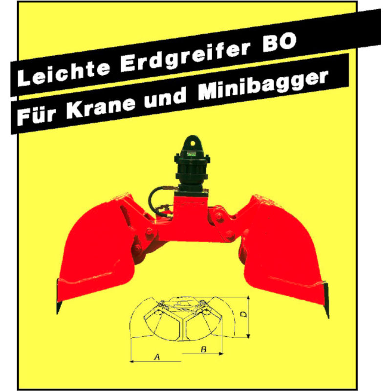 Leichte Erdgreifer