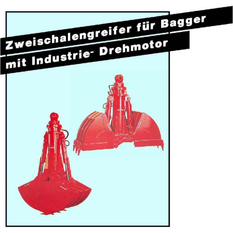 Zweischalengreifer für Bagger